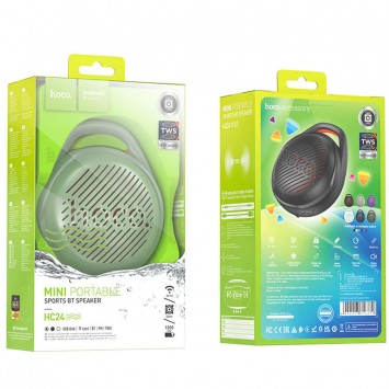 Bluetooth Колонка Hoco HC24 Hearty sports, Spruce green - Колонки / Акустика - зображення 2 