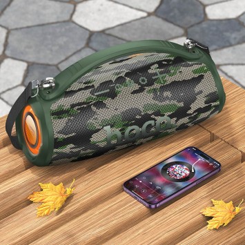 Bluetooth колонка Hoco HA4 Surge outdoor, Camouflage Green - Колонки / Акустика - зображення 3 