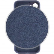 Чехол Silicone Case Full Camera Protective (AA) NO LOGO для Apple iPhone 12 (6.1"), Темно-синий / Midnight blue