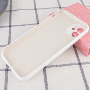 Чохол Silicone Case Full Camera Protective (AA) NO LOGO для Apple iPhone 12 (6.1"), Білий / White