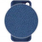 Чехол Silicone Case Full Camera Protective (AA) NO LOGO для Apple iPhone 12 (6.1"), Синий / Deep navy