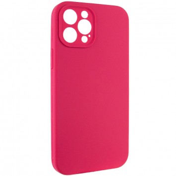 Чохол Silicone Case Full Camera Protective (AA) NO LOGO для Apple iPhone 12 Pro (6.1"), Червоний / Rose Red - зображення 1 