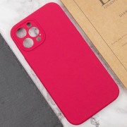 Чохол Silicone Case Full Camera Protective (AA) NO LOGO для Apple iPhone 12 Pro (6.1"), Червоний / Rose Red