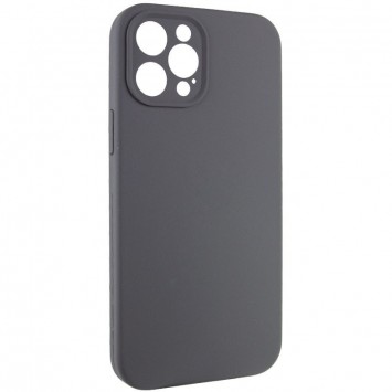 Чохол Silicone Case Full Camera Protective (AA) NO LOGO для Apple iPhone 12 Pro (6.1"), Сірий / Dark Gray - зображення 1 