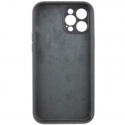 Чохол Silicone Case Full Camera Protective (AA) NO LOGO для Apple iPhone 12 Pro (6.1"), Сірий / Dark Gray