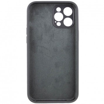 Чохол Silicone Case Full Camera Protective (AA) NO LOGO для Apple iPhone 12 Pro (6.1"), Сірий / Dark Gray - зображення 3 