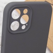 Чохол Silicone Case Full Camera Protective (AA) NO LOGO для Apple iPhone 12 Pro (6.1"), Сірий / Dark Gray