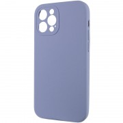 Чохол Silicone Case Full Camera Protective (AA) NO LOGO для Apple iPhone 12 Pro (6.1"), Сірий / Lavender Gray