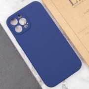 Чехол Silicone Case Full Camera Protective (AA) NO LOGO для Apple iPhone 12 Pro (6.1"), Синий / Deep navy