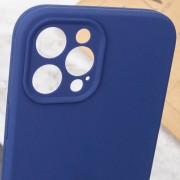 Чохол Silicone Case Full Camera Protective (AA) NO LOGO для Apple iPhone 12 Pro (6.1"), Синій / Deep navy