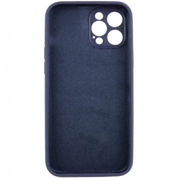 Чехол Silicone Case Full Camera Protective (AA) NO LOGO для Apple iPhone 12 Pro (6.1"), Темно-синий / Midnight blue - Чехлы для iPhone 12 Pro - изображение 3