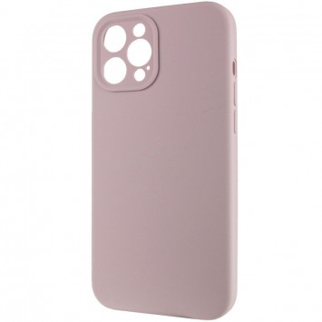 Чехол Silicone Case Full Camera Protective (AA) NO LOGO для Apple iPhone 12 Pro Max (6.7"), Серый / Lavender - Чехлы для iPhone 12 Pro Max - изображение 2
