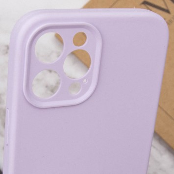 Чехол Silicone Case Full Camera Protective (AA) NO LOGO для Apple iPhone 12 Pro Max (6.7"), Сиреневый / Lilac - Чехлы для iPhone 12 Pro Max - изображение 5