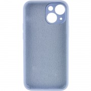 Чохол Silicone Case Full Camera Protective (AA) NO LOGO для Apple iPhone 13 (6.1"), Синій / Lilac Blue