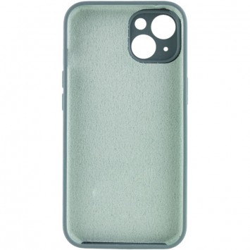 Чехол Silicone Case Full Camera Protective (AA) NO LOGO для Apple iPhone 13 (6.1"), Зеленый / Pine green - Чехлы для iPhone 13 - изображение 1