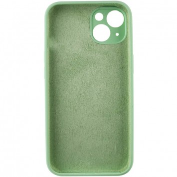 Чехол Silicone Case Full Camera Protective (AA) NO LOGO для Apple iPhone 13 (6.1"), Зеленый / Pistachio - Чехлы для iPhone 13 - изображение 3