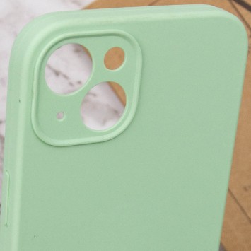 Чехол Silicone Case Full Camera Protective (AA) NO LOGO для Apple iPhone 13 (6.1"), Зеленый / Pistachio - Чехлы для iPhone 13 - изображение 4