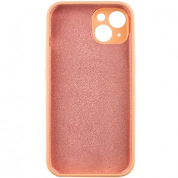 Чехол Silicone Case Full Camera Protective (AA) NO LOGO для Apple iPhone 13 (6.1"), Оранжевый / Cantaloupe - Чехлы для iPhone 13 - изображение 3