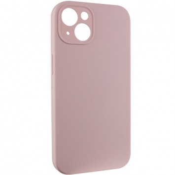 Чехол Silicone Case Full Camera Protective (AA) NO LOGO для Apple iPhone 13 (6.1"), Розовый / Chalk Pink - Чехлы для iPhone 13 - изображение 1