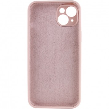 Чехол Silicone Case Full Camera Protective (AA) NO LOGO для Apple iPhone 13 (6.1"), Розовый / Pink Sand - Чехлы для iPhone 13 - изображение 3