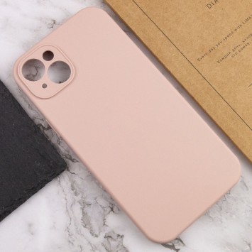 Чехол Silicone Case Full Camera Protective (AA) NO LOGO для Apple iPhone 13 (6.1"), Розовый / Pink Sand - Чехлы для iPhone 13 - изображение 4