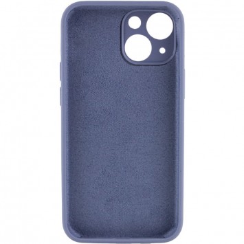 Чехол Silicone Case Full Camera Protective (AA) NO LOGO для Apple iPhone 13 (6.1"), Серый / Lavender Gray - изображение 1