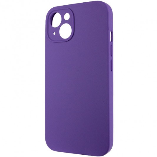 Чехол Silicone Case Full Camera Protective (AA) NO LOGO для Apple iPhone 13 (6.1"), Фиолетовый / Amethyst - изображение 2