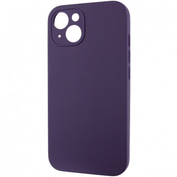 Чехол Silicone Case Full Camera Protective (AA) NO LOGO для Apple iPhone 13 (6.1"), Фиолетовый / Elderberry - Чехлы для iPhone 13 - изображение 2
