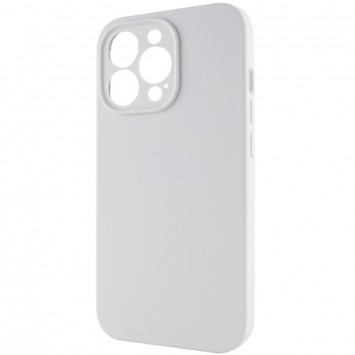 Чехол Silicone Case Full Camera Protective (AA) NO LOGO для Apple iPhone 13 Pro (6.1"), Белый / White - Чехлы для iPhone 13 Pro - изображение 2