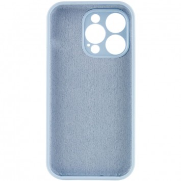 Чехол Silicone Case Full Camera Protective (AA) NO LOGO для Apple iPhone 13 Pro (6.1"), Голубой / Sweet Blue - Чехлы для iPhone 13 Pro - изображение 3