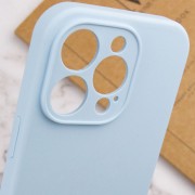 Чехол Silicone Case Full Camera Protective (AA) NO LOGO для Apple iPhone 13 Pro (6.1"), Голубой / Sweet Blue