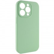 Чохол Silicone Case Full Camera Protective (AA) NO LOGO для Apple iPhone 13 Pro (6.1"), Зелений / Pistachio