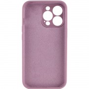 Чехол Silicone Case Full Camera Protective (AA) NO LOGO для Apple iPhone 13 Pro (6.1"), Лиловый / Lilac Pride
