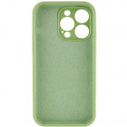 Чохол Silicone Case Full Camera Protective (AA) NO LOGO для Apple iPhone 13 Pro (6.1"), М'ятний / Mint