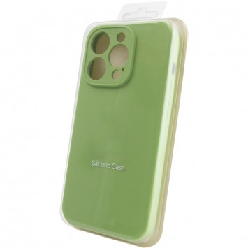 Чехол Silicone Case Full Camera Protective (AA) NO LOGO для Apple iPhone 13 Pro (6.1"), Мятный / Mint - изображение 5