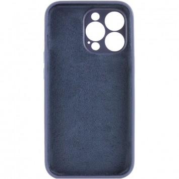 Чехол Silicone Case Full Camera Protective (AA) NO LOGO для Apple iPhone 13 Pro (6.1"), Темно-синий / Midnight blue - Чехлы для iPhone 13 Pro - изображение 1