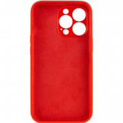 Чехол Silicone Case Full Camera Protective (AA) NO LOGO для Apple iPhone 13 Pro Max (6.7"), Красный / Red