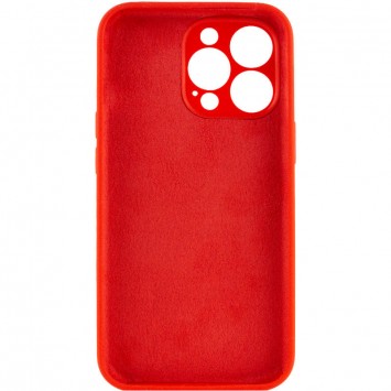 Чехол Silicone Case Full Camera Protective (AA) NO LOGO для Apple iPhone 13 Pro Max (6.7"), Красный / Red - Чехлы для iPhone 13 Pro Max - изображение 1