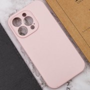 Чехол Silicone Case Full Camera Protective (AA) NO LOGO для Apple iPhone 13 Pro Max (6.7"), Розовый / Chalk Pink
