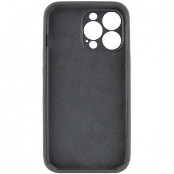 Чехол Silicone Case Full Camera Protective (AA) NO LOGO для Apple iPhone 13 Pro Max (6.7"), Серый / Dark Gray - Чехлы для iPhone 13 Pro Max - изображение 3
