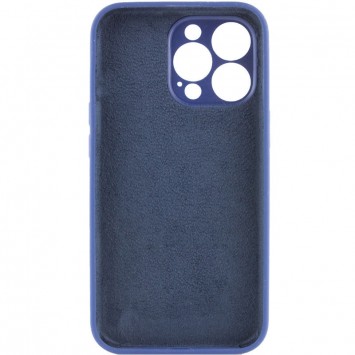 Чехол Silicone Case Full Camera Protective (AA) NO LOGO для Apple iPhone 13 Pro Max (6.7"), Синий / Deep navy - Чехлы для iPhone 13 Pro Max - изображение 1