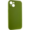 Чохол Silicone Case Full Camera Protective (AA) NO LOGO для Apple iPhone 14 (6.1"), Зелений / Dark Olive