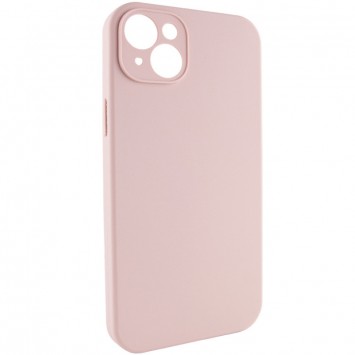 Чехол Silicone Case Full Camera Protective (AA) NO LOGO для Apple iPhone 14 (6.1"), Розовый / Pink Sand - Чехлы для iPhone 14 - изображение 1