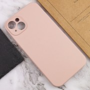 Чехол Silicone Case Full Camera Protective (AA) NO LOGO для Apple iPhone 14 (6.1"), Розовый / Pink Sand