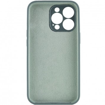 Чехол Silicone Case Full Camera Protective (AA) NO LOGO для Apple iPhone 14 Pro (6.1"), Зеленый / Pine green - Чехлы для iPhone 14 Pro - изображение 1