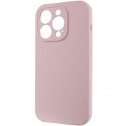 Чехол Silicone Case Full Camera Protective (AA) NO LOGO для Apple iPhone 14 Pro (6.1"), Розовый / Chalk Pink