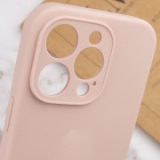 Чехол Silicone Case Full Camera Protective (AA) NO LOGO для Apple iPhone 14 Pro (6.1"), Розовый / Pink Sand