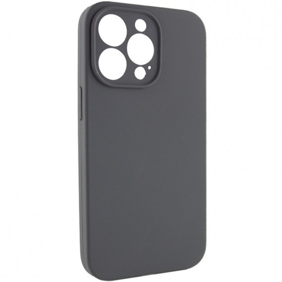 Чехол Silicone Case Full Camera Protective (AA) NO LOGO для Apple iPhone 14 Pro (6.1"), Серый / Dark Gray