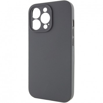 Чохол Silicone Case Full Camera Protective (AA) NO LOGO для Apple iPhone 14 Pro (6.1"), Сірий / Dark Gray - Чохли для iPhone 14 Pro - зображення 2 