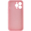 Чохол Silicone Case Full Camera Protective (AA) NO LOGO для Apple iPhone 14 Pro Max (6.7"), Рожевий / Light pink